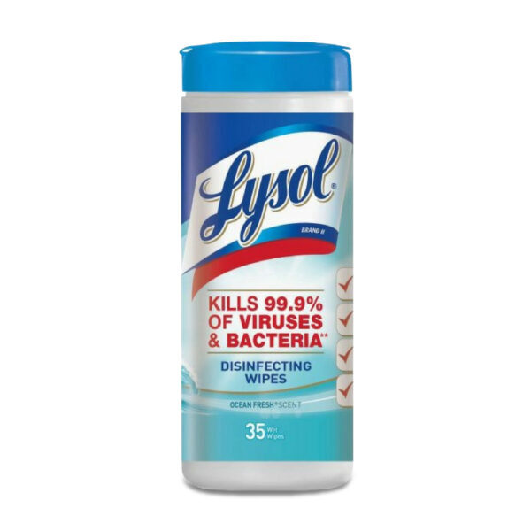 lysol wipes desinfectantes ocean fresh 35 wipes